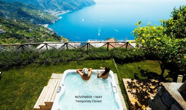 Sea View Villa In Ravello With Lemon Pergola, Gardens And Jacuzzi - Ideal For Elopements Exterior photo