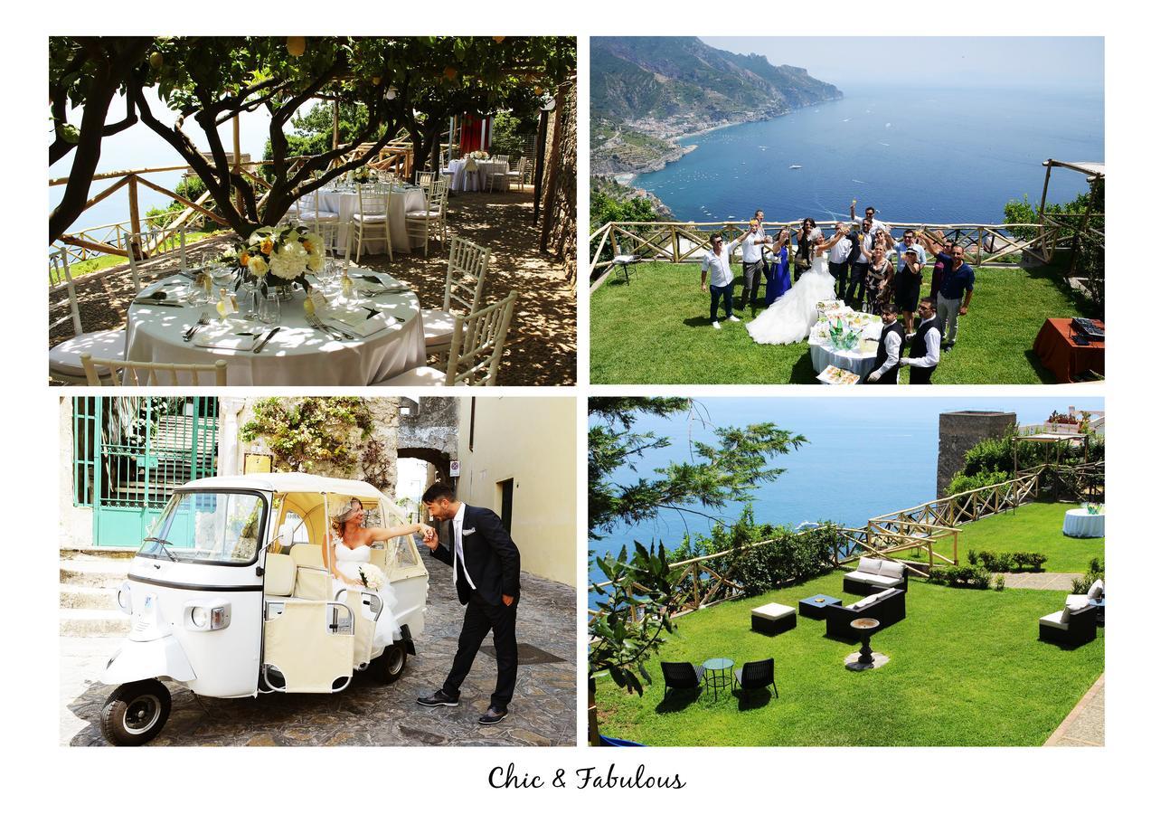 Sea View Villa In Ravello With Lemon Pergola, Gardens And Jacuzzi - Ideal For Elopements Exterior photo