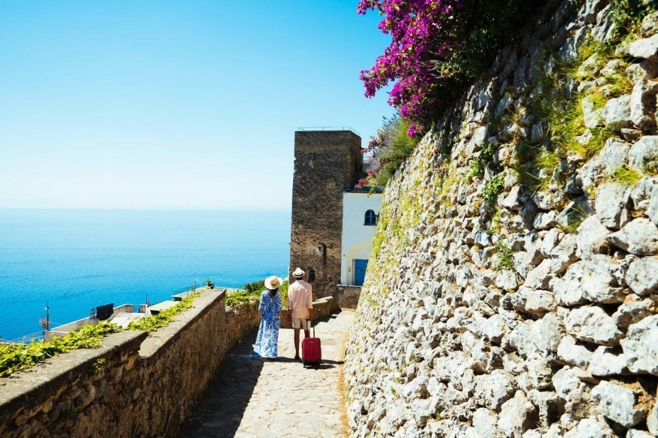 Sea View Villa In Ravello With Lemon Pergola, Gardens And Jacuzzi - Ideal For Elopements Exterior photo