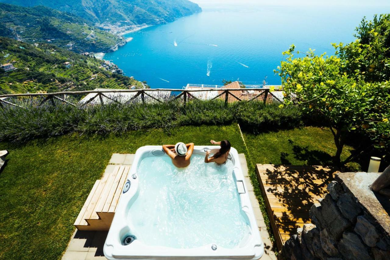 Sea View Villa In Ravello With Lemon Pergola, Gardens And Jacuzzi - Ideal For Elopements Exterior photo